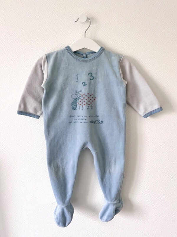 Pyjama velours 18 mois petit bateau