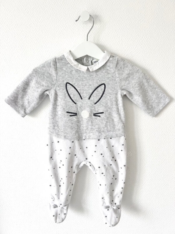 Pyjama mixte 1 mois en velours