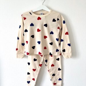 Pyjama petit bateau cœur 6 ans en coton