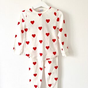 Pyjama cœur petit bateau 4 ans
