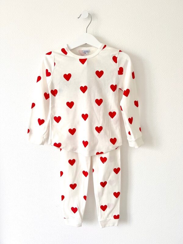 Pyjama cœur petit bateau 4 ans